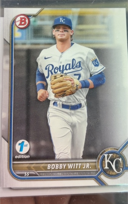2022 Bowman 1st Edition #BPPF-146 Bobby Witt Jr. — front