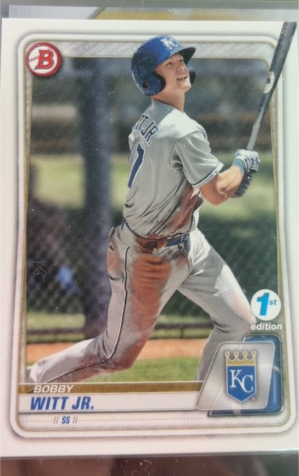 2020 Bowman 1st Edition Draft #BD-152 Bobby Witt Jr. — front