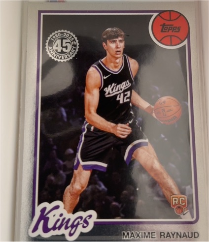 2025-26 Topps #80BK-85 Maxime Raynaud — front