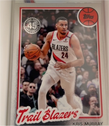 2025-26 Topps 1980-81 Topps Basketball #80BK-11 Kris Murray — front