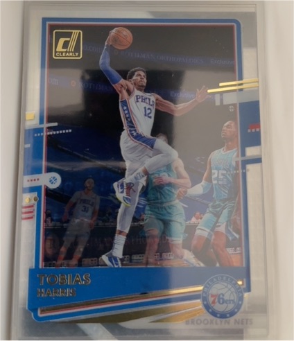 2020-21 Donruss Clearly #1 Tobias Harris — front