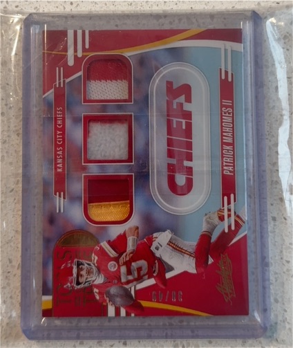 2025 Panini Absolute Tools of the Trade #TOTD-CSN Patrick Mahomes II — front