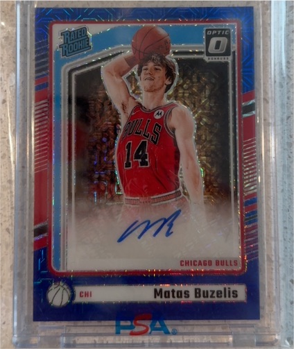 2024-25 Donruss Optic #306 Matas Buzelis — front
