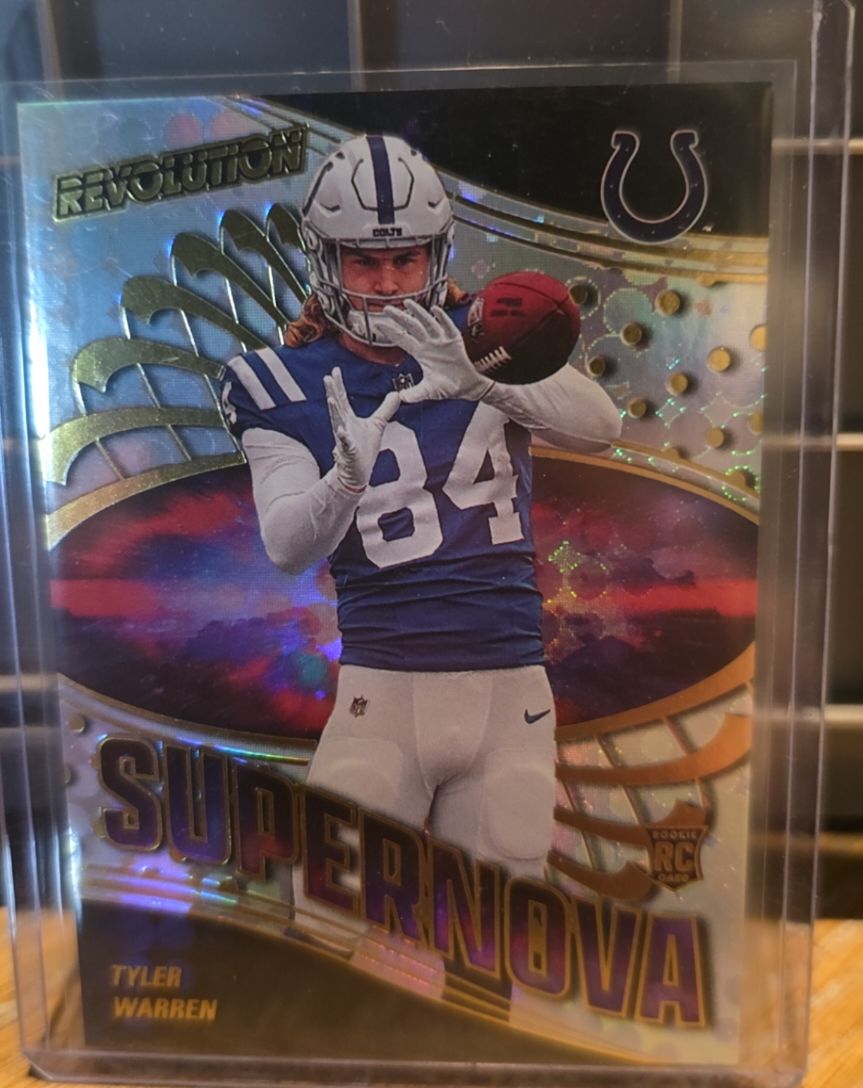 2025 Panini Revolution #2 Tyler Warren Supernova — front