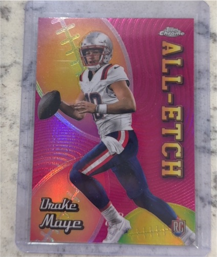 2024 Topps Chrome #CAE-DM Drake Maye All-Etch — front