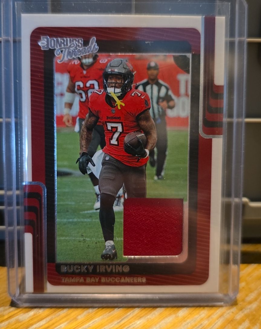 2025 Panini Donruss Threads #DTH-BIG Bucky Irving — front
