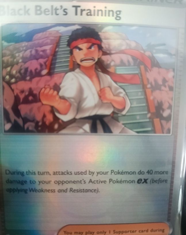 2025 Pokémon Scarlet & Violet Prismatic Evolutions #098 Black Belt's Training — front