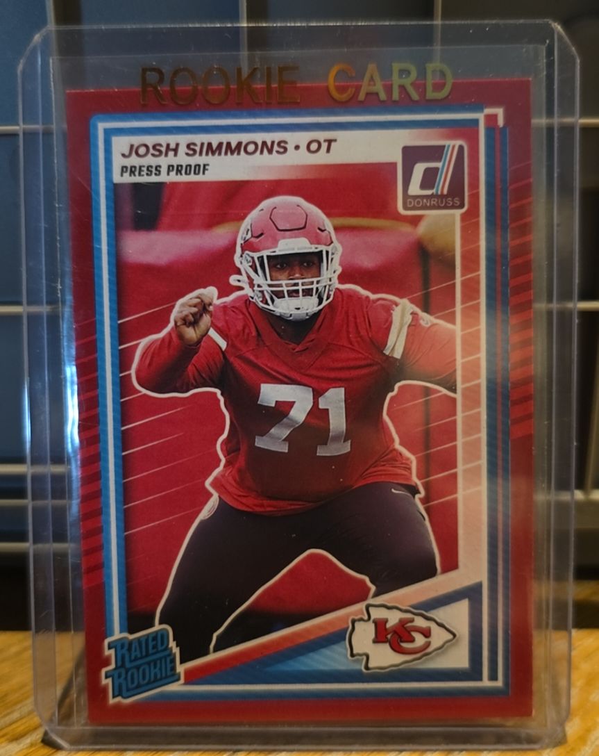 2025 Donruss #368 Josh Simmons — front