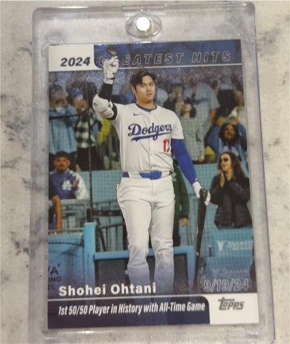 2025 Topps Series 1 2024 Greatest Hits #GH-25 Shohei Ohtani — front