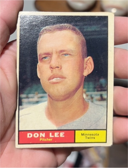 1961 Topps #153 Don Lee — front