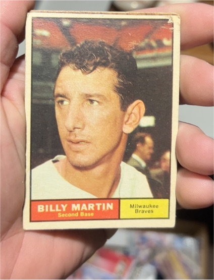 1961 Topps #89 Billy Martin — front