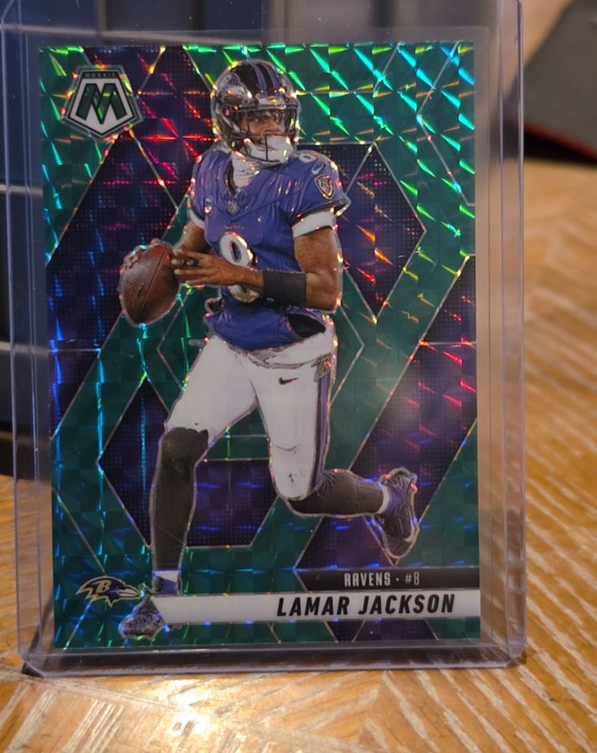 2025 Panini Mosaic #8 Lamar Jackson — front