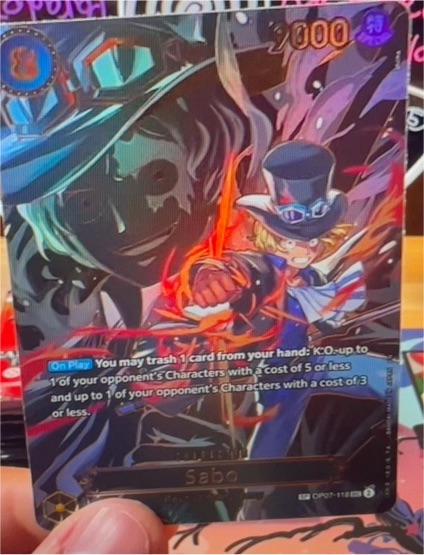 One Piece Card Game OP07-118 Sabo — front