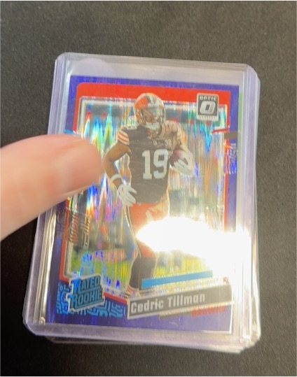 2023 Donruss Optic #19 Cedric Tillman — front