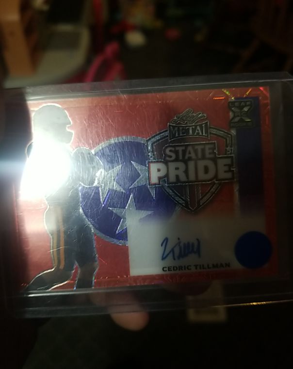 2023 Leaf Metal Draft State Pride #SP-CT1 Cedric Tillman — front
