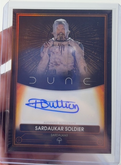 2024 Topps Chrome Dune #A-PB Paul Bullion As Sardaukar Soldier Autograph — front