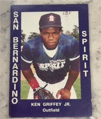 1988 Cal Cards #34 Ken Griffey Jr. San Bernardino Spirit — front