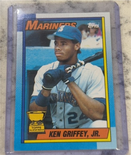1990 Topps #336 Ken Griffey Jr. Seattle Mariners All-Star Rookie Cup — front