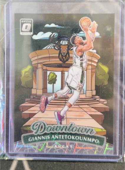 2024-25 Panini Donruss Optic #8 Giannis Antetokounmpo Downtown — front