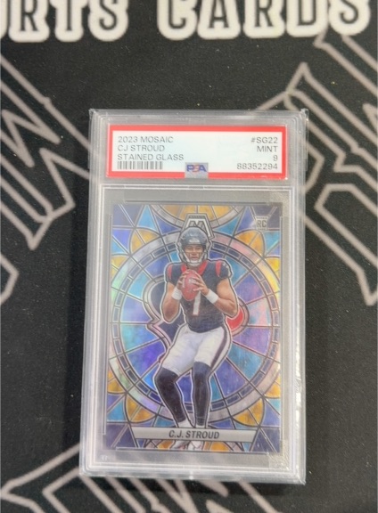 2023 Panini Mosaic #SG22 C.J. Stroud Stained Glass — front