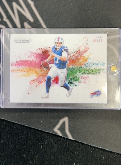 2022 Panini Prizm Color Blast #CB-JA Josh Allen — front
