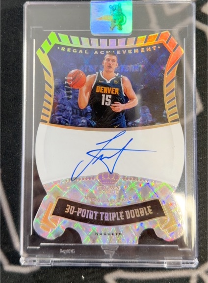 2020-21 Panini Crown Royale Regal Achievement Nikola Jokic #/17 — front