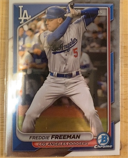2024 Bowman Chrome #74 Freddie Freeman — front