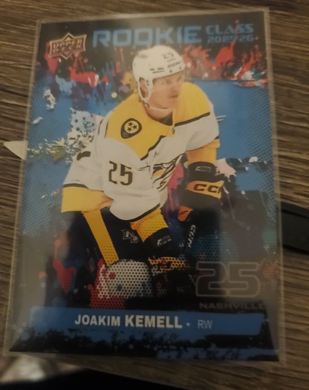 2025-26 Upper Deck Series 1 #RC-4 Joakim Kemell — front