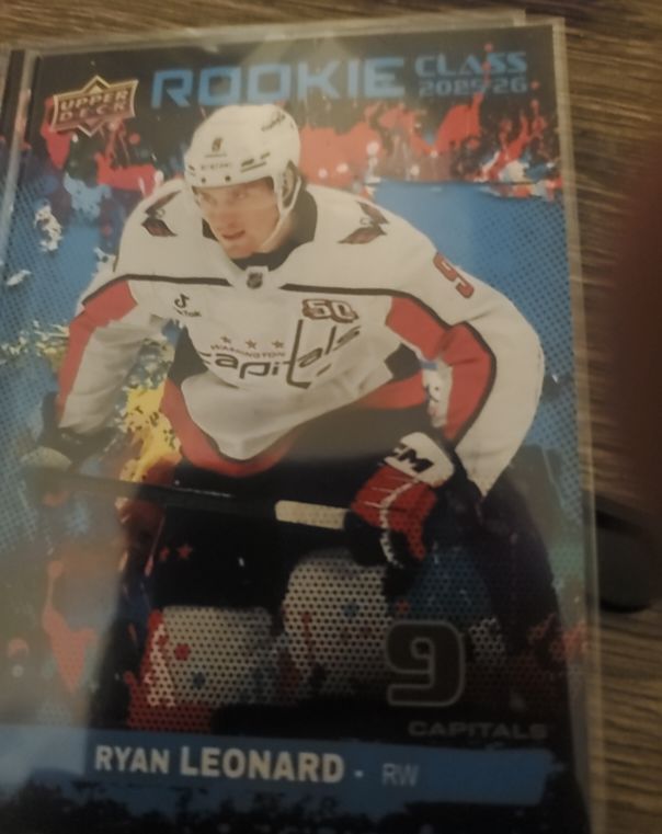2025-26 Upper Deck Series 1 #RC-1 Ryan Leonard — front