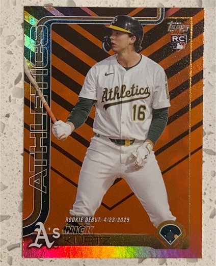 2025 Topps Update #US197 Nick Kurtz — front