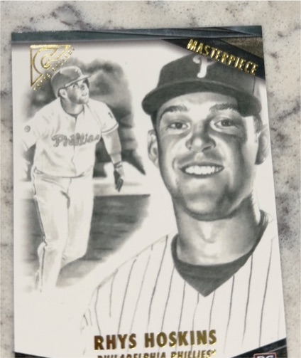 2018 Topps Gallery Masterpiece #M-9 Rhys Hoskins — front