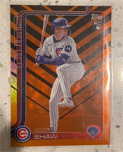 2025 Topps Chrome #219 Matt Shaw — front
