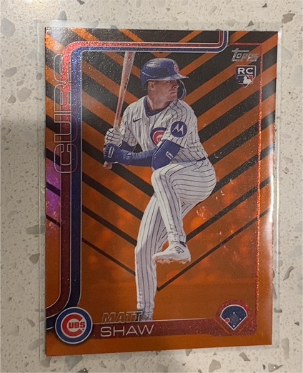 2025 Topps Update #US200 Matt Shaw — front