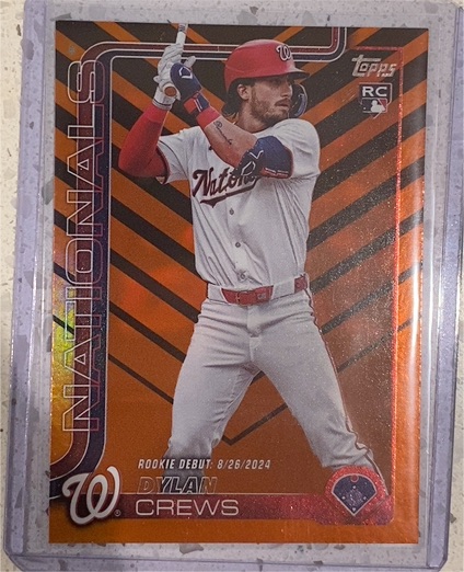 2025 Topps Update #US223 Dylan Crews — front