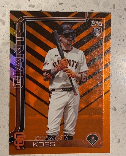 2025 Topps Update #US174 Christian Koss — front