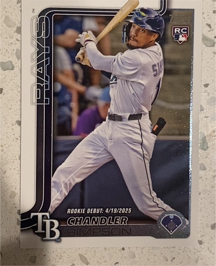 2025 Topps Update #US349 Chandler Simpson — front
