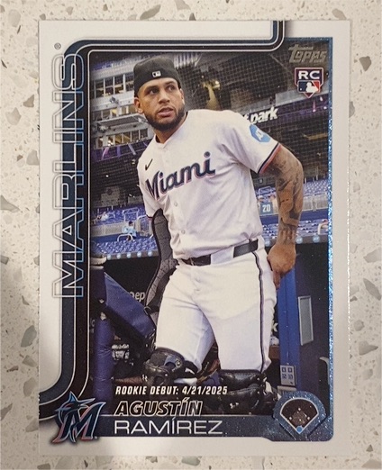 2025 Topps Update #US332 Agustin Ramirez — front