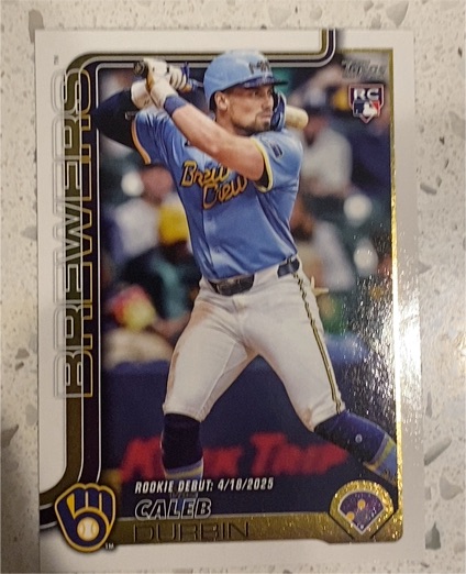 2025 Topps Update #US59 Caleb Durbin — front