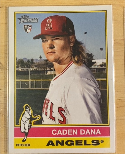 2025 Topps Heritage #378 Caden Dana — front