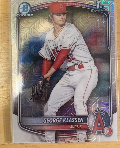 2025 Bowman Chrome Prospects #BCP-63 George Klassen — front