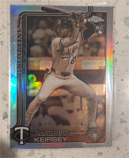 2025 Topps Chrome #19 DaShawn Keirsey — front