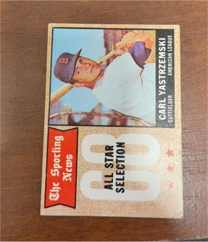 1968 Topps #369 Carl Yastrzemski Sporting News All Star — front