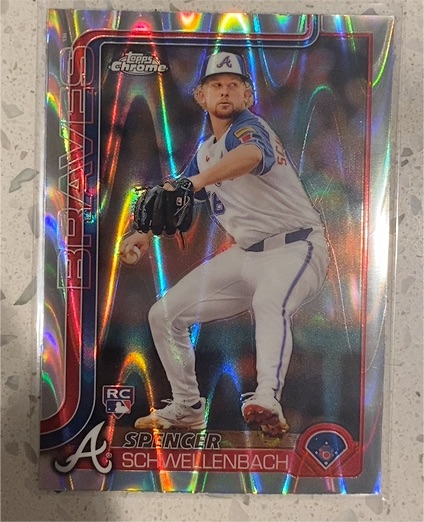 2025 Topps Chrome #203 Spencer Schwellenbach — front