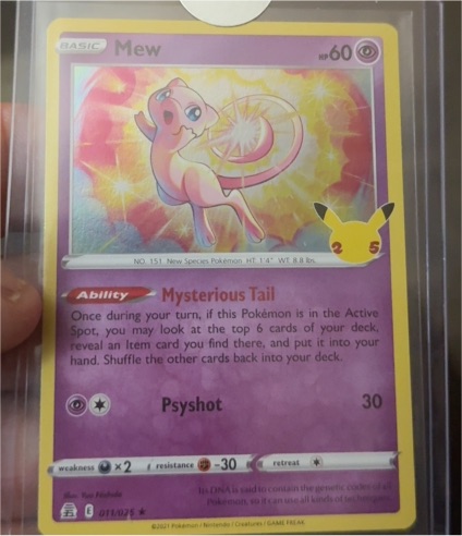 2021 Pokemon Celebrations #11 Mew — front