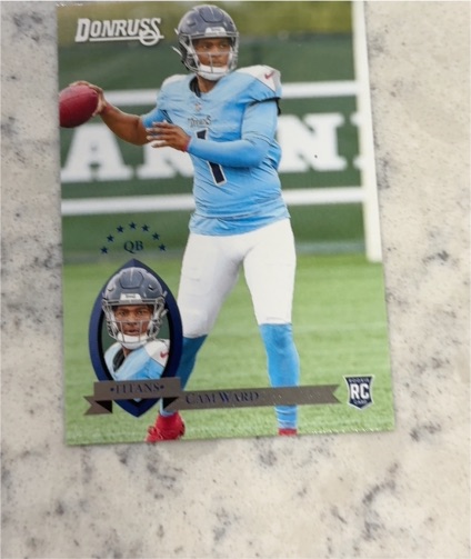 2025 Panini Donruss #36 Cam Ward Rookie — front