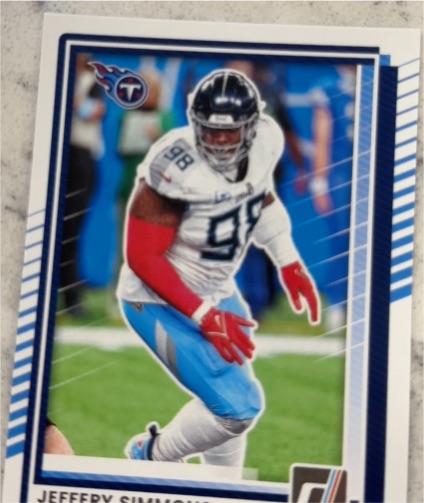 2025 Donruss #52 Jeffery Simmons — front