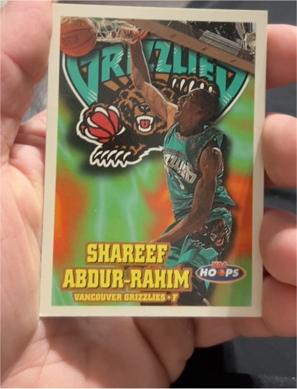 1997-98 Skybox NBA Hoops #154 Shareef Abdur-Rahim — front