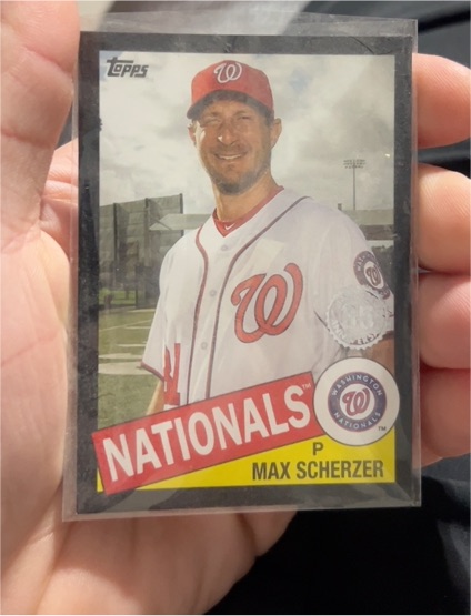 2020 Topps 1985 #85-100 Max Scherzer — front