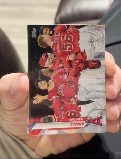 2020 Topps #19 Los Angeles Angels Team Card — front