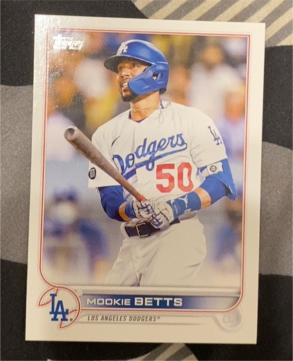 2022 Topps Series 1 #50 Mookie Betts — front
